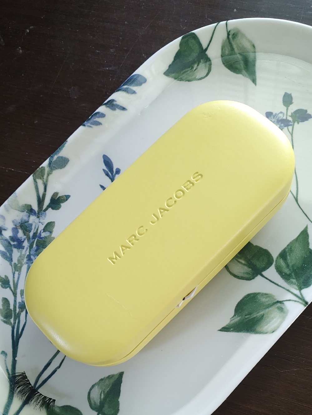 Marc Jacobs Yellow Hard Sunglasses Case